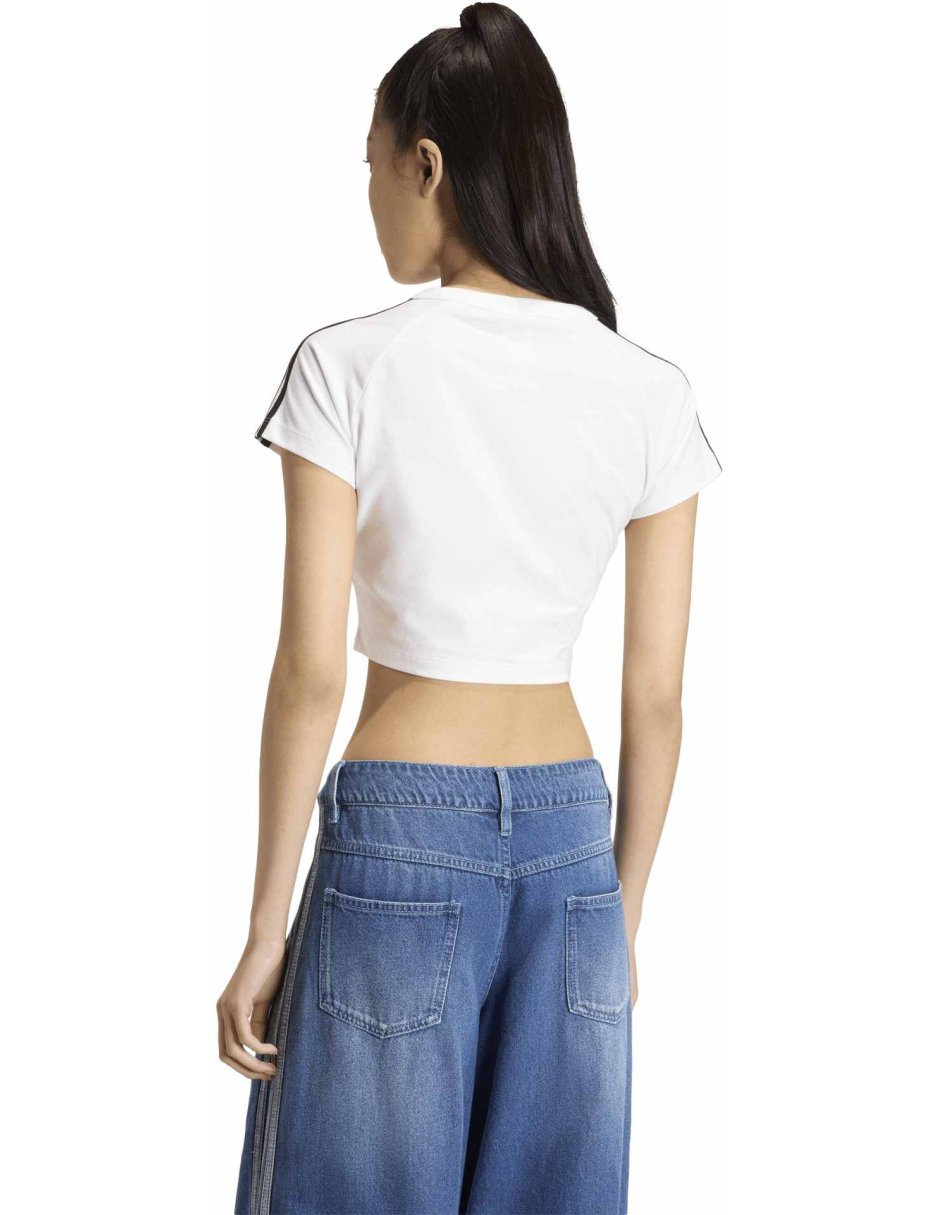 Playera manga corta Sst Baby Tee cuello redondo para mujer 6