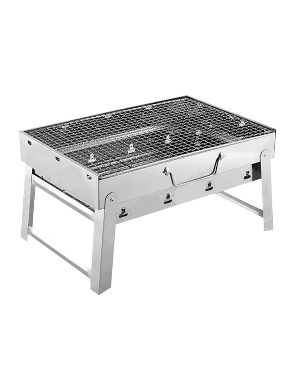 Asador de carbón Ecomlab de acero inoxidable