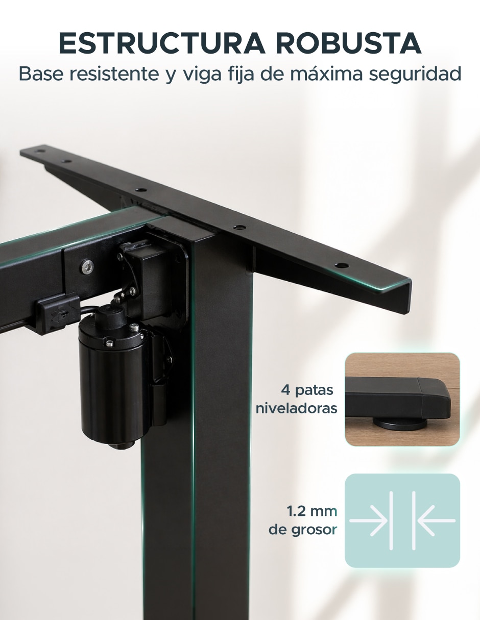 Escritorio eléctrico elevable 4