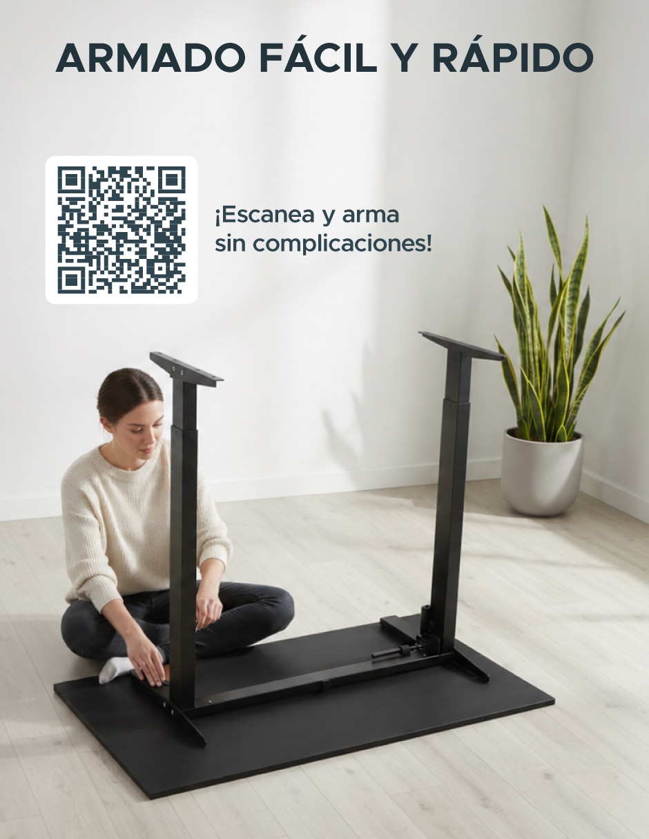 Escritorio eléctrico elevable 10