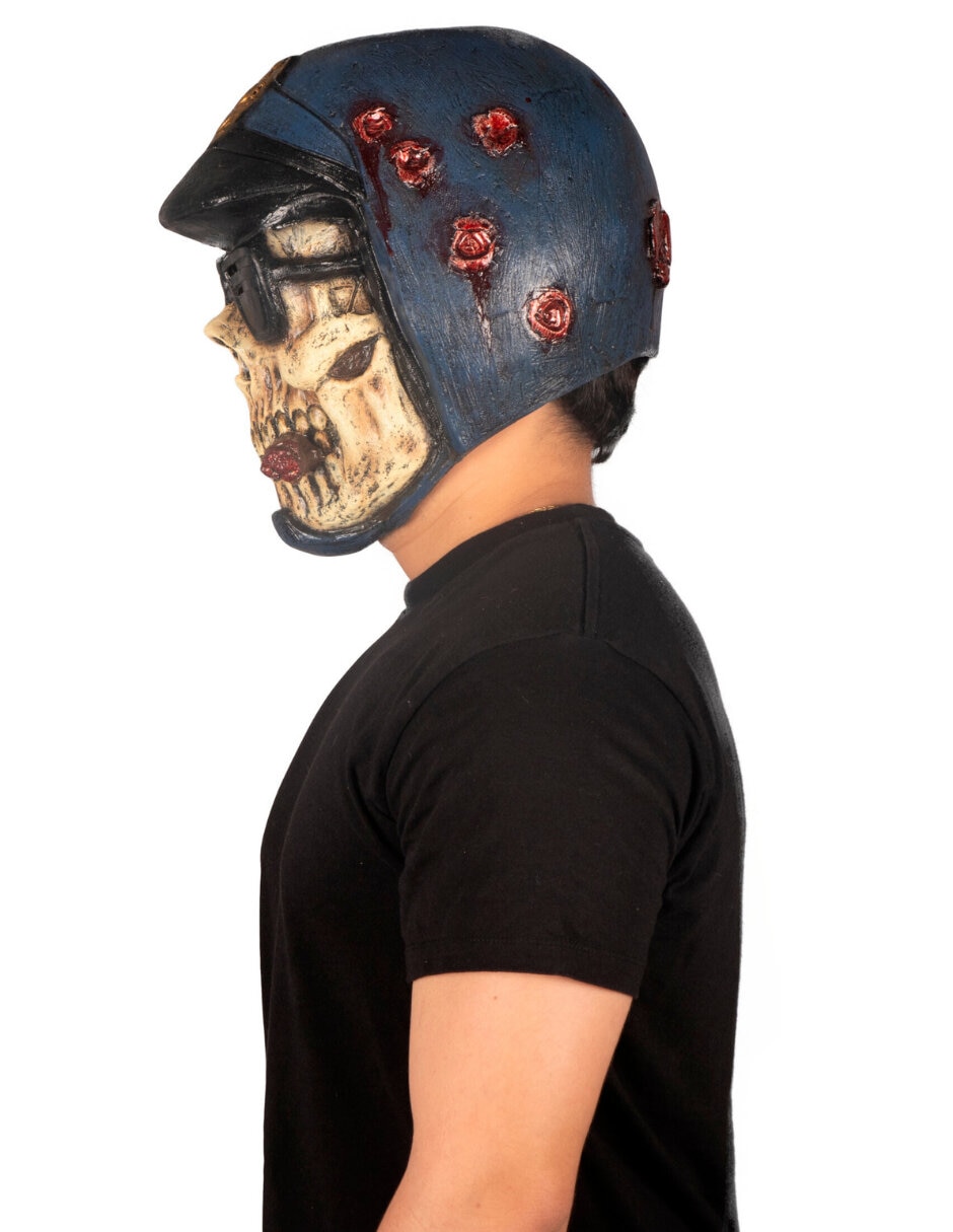 Máscara para disfraz de calavera policía Ghoulish Productions