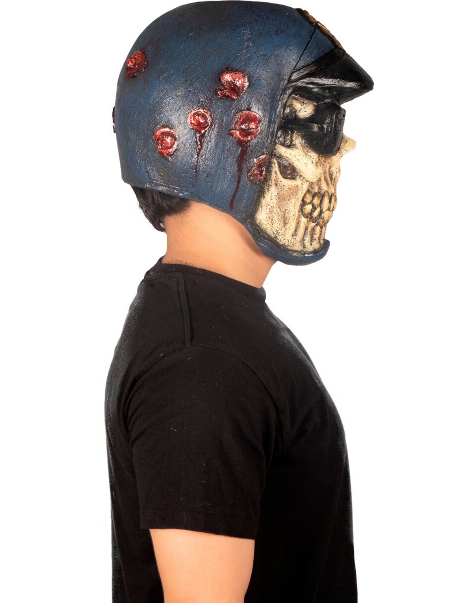 Máscara para disfraz de calavera policía Ghoulish Productions