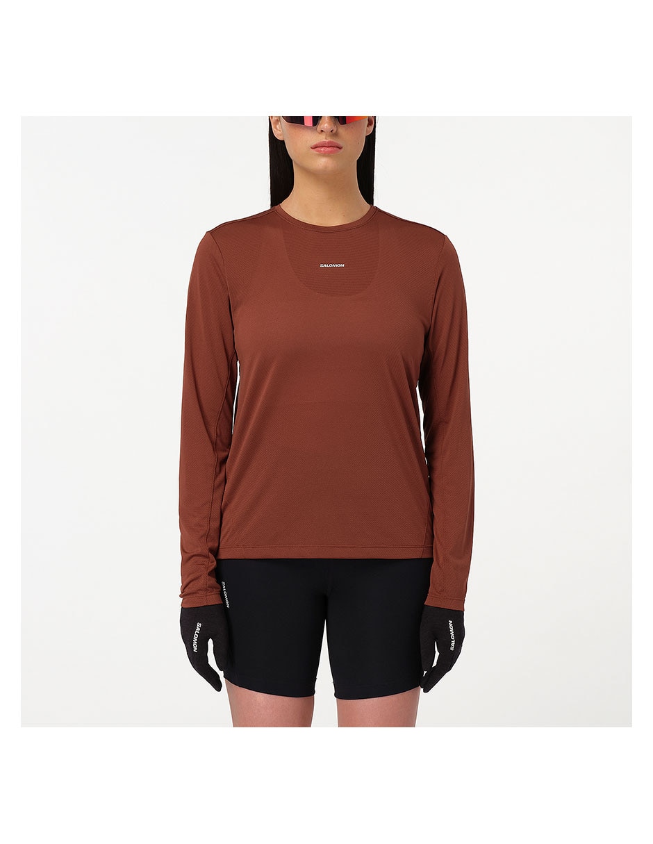 Playera deportiva para correr Salomon de mujer