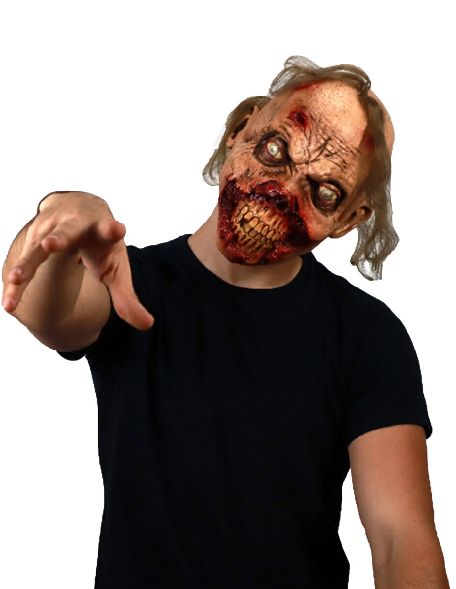 Máscara para disfraz de zombie Ghoulish Productions