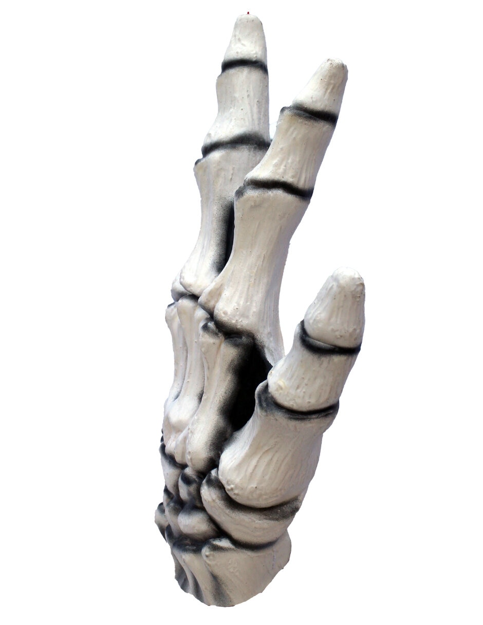 Guantes para disfraz de mano de esqueleto Ghoulish Productions