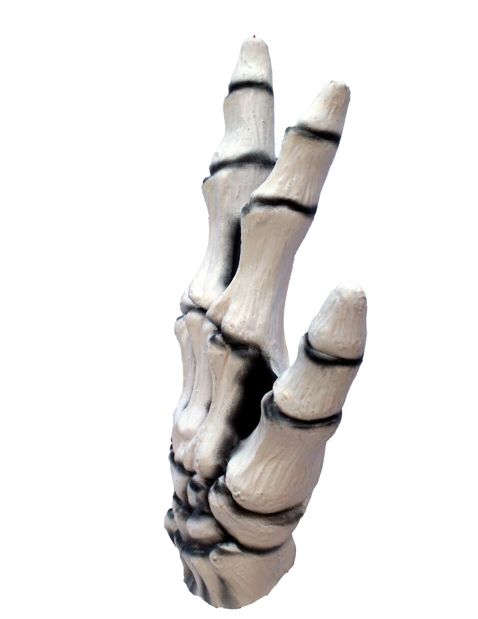 Guantes para disfraz de mano de esqueleto Ghoulish Productions
