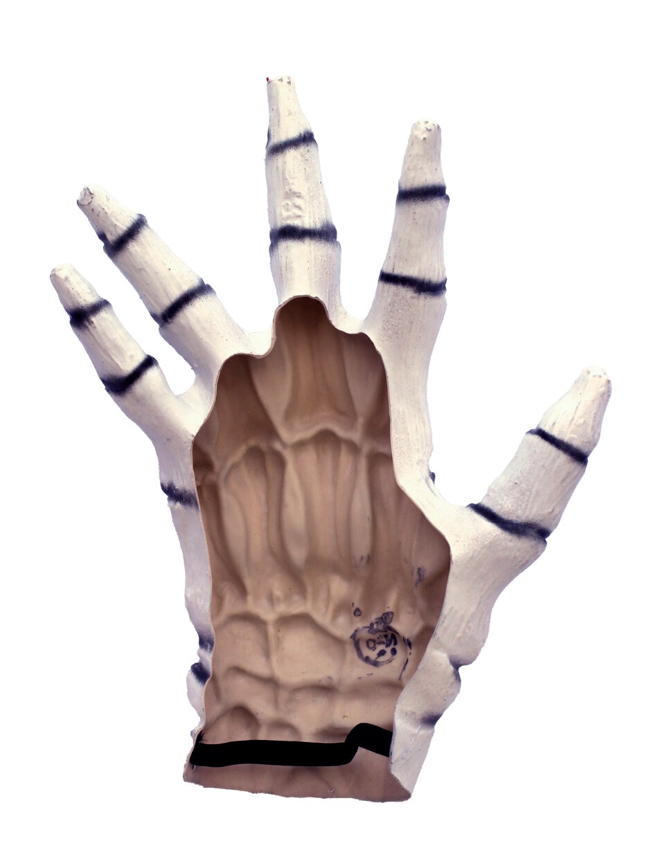 Guantes para disfraz de mano de esqueleto Ghoulish Productions