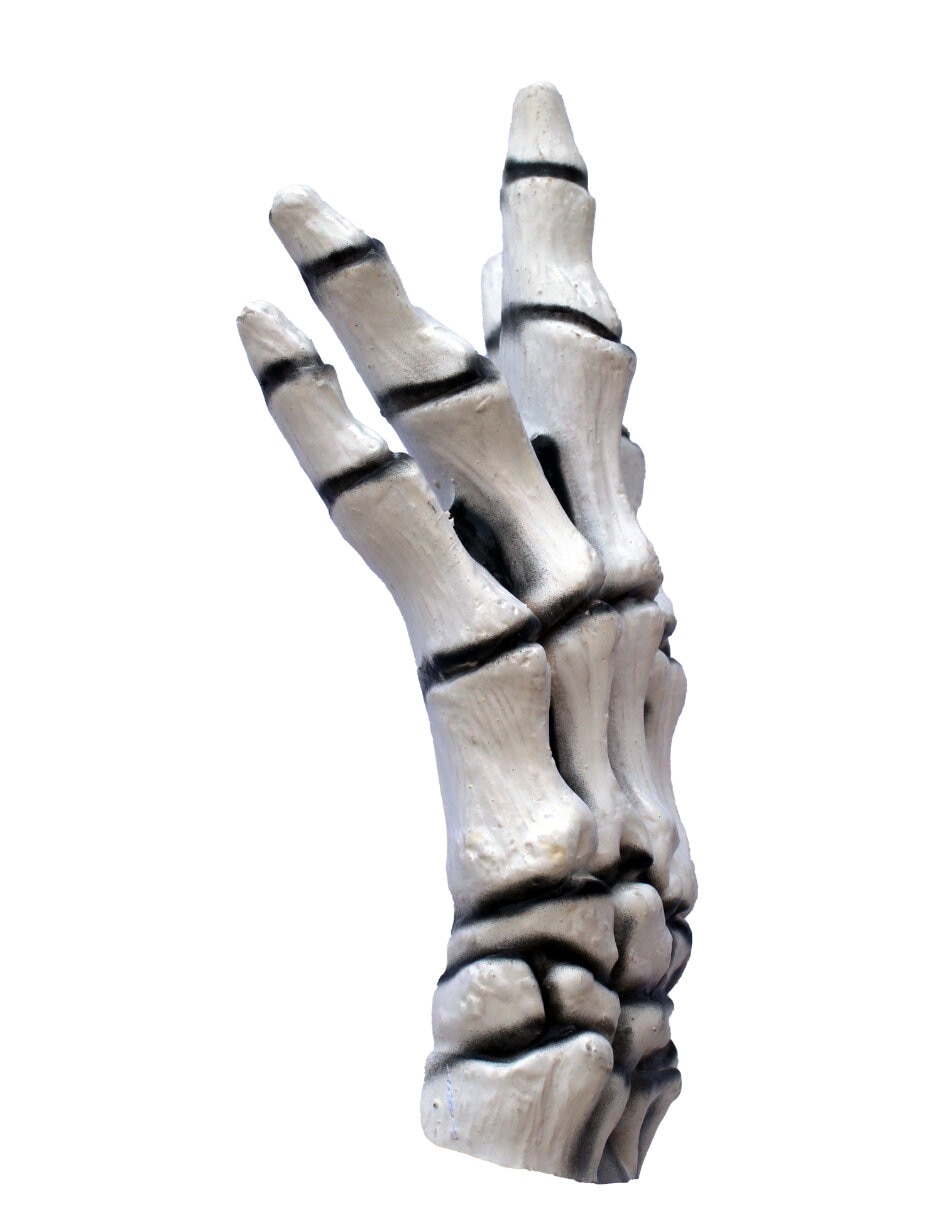 Guantes para disfraz de mano de esqueleto Ghoulish Productions