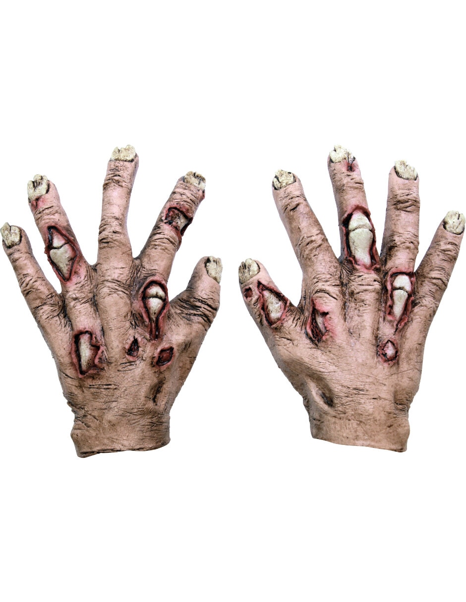 Guantes para disfraz de mano de zombie Ghoulish Productions