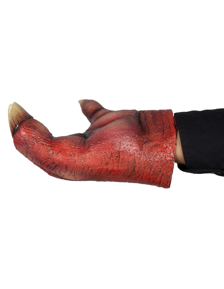 Guantes para disfraz de mano de demonio Ghoulish Productions