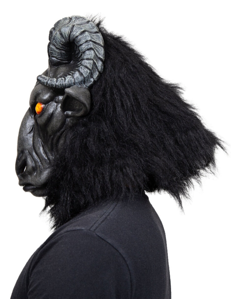 Máscara para disfraz de baphomet 2