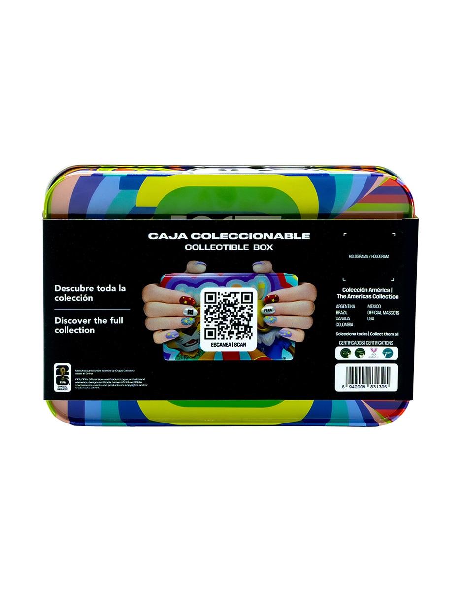 Esmalte de uñas Bluesky x Fifa World Cup 2026 – Americas Collection Nail Art Boxes