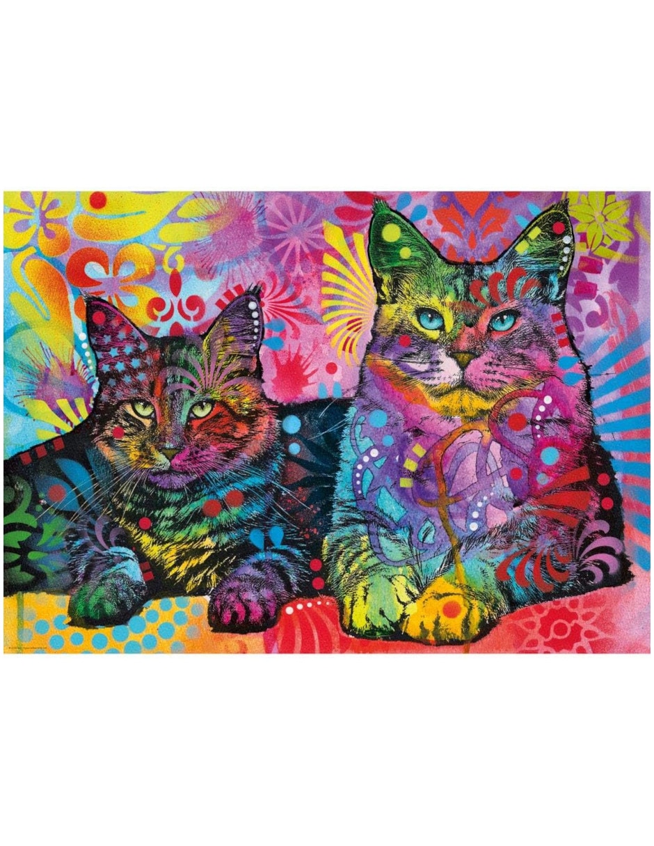 Rompecabezas Jolly pets 2 gatos Heye 1000 piezas