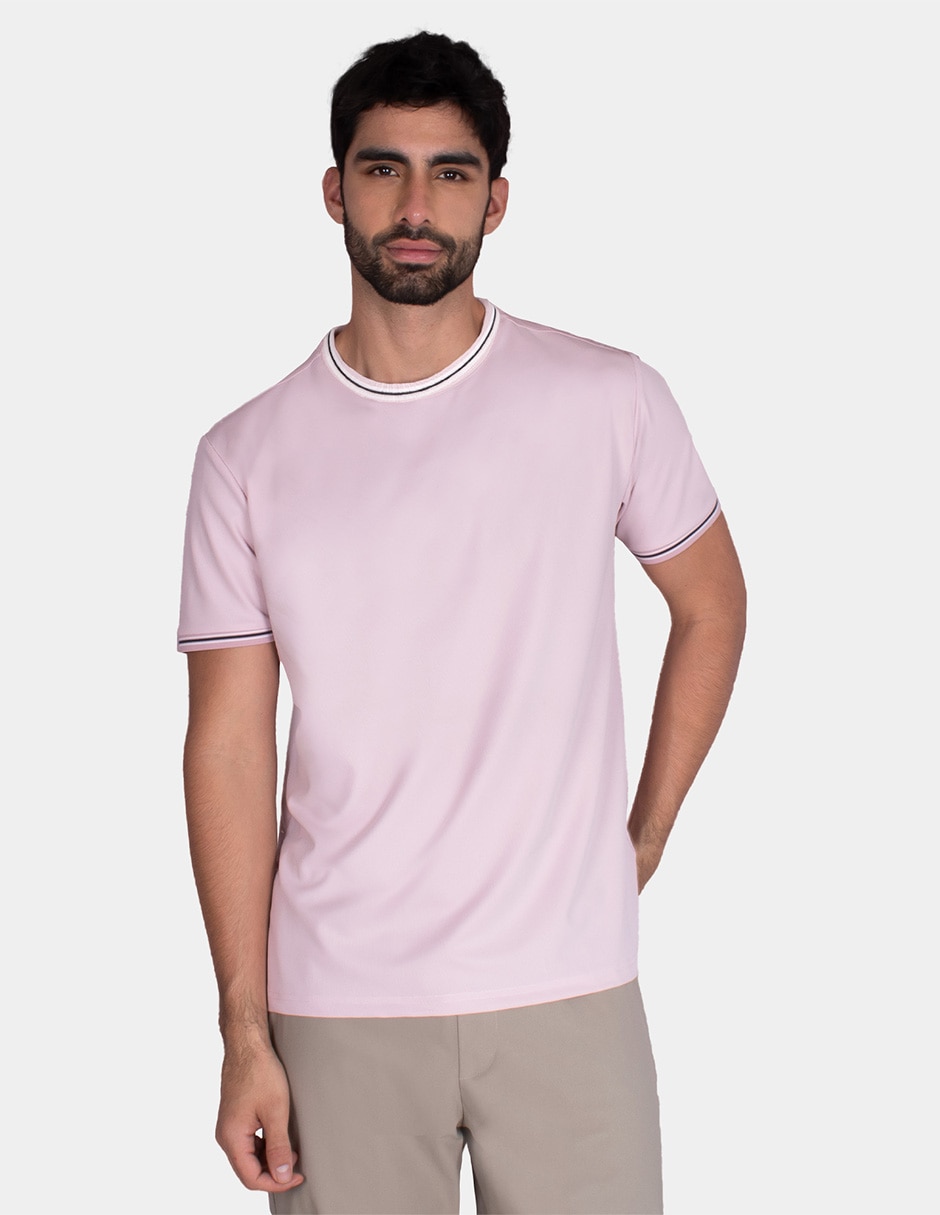 Playera cuello redondo para hombre