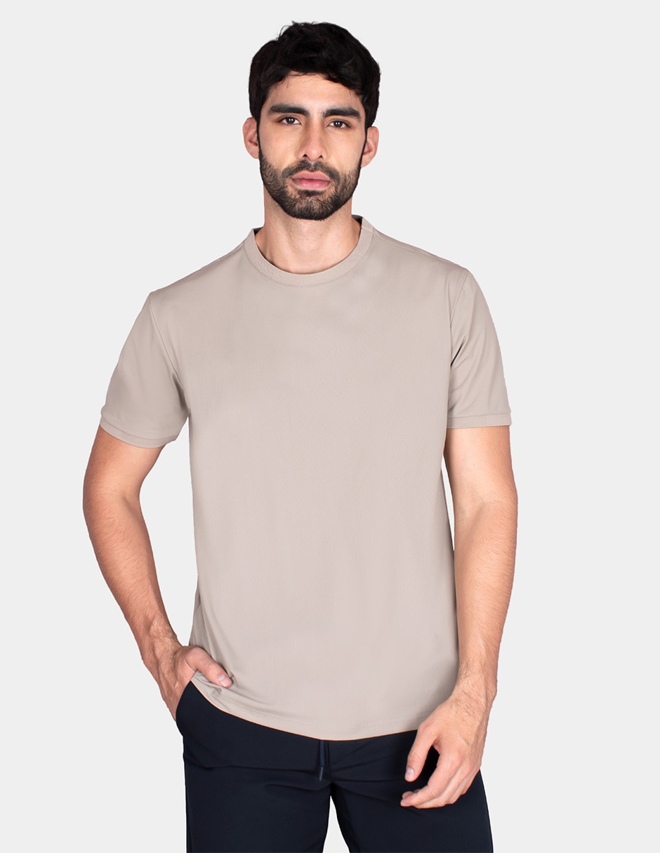 Playera cuello redondo para hombre