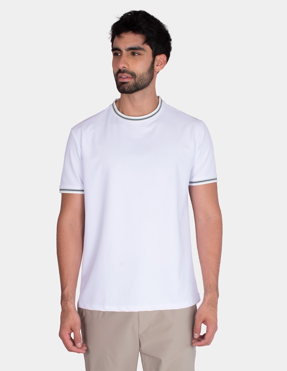 Playera cuello redondo para hombre