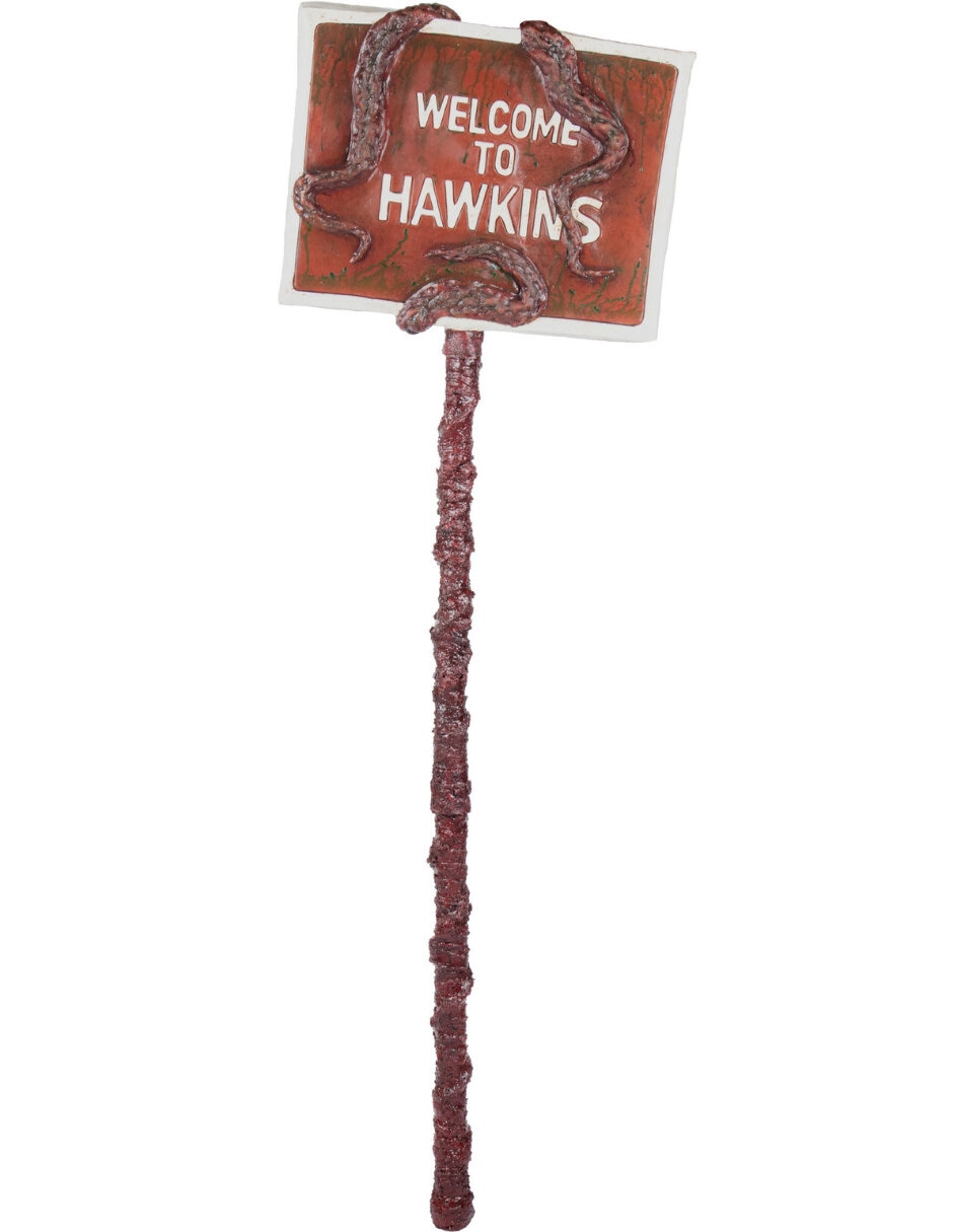 Figura decorativa de letrero Stranger Things Bastón de plástico