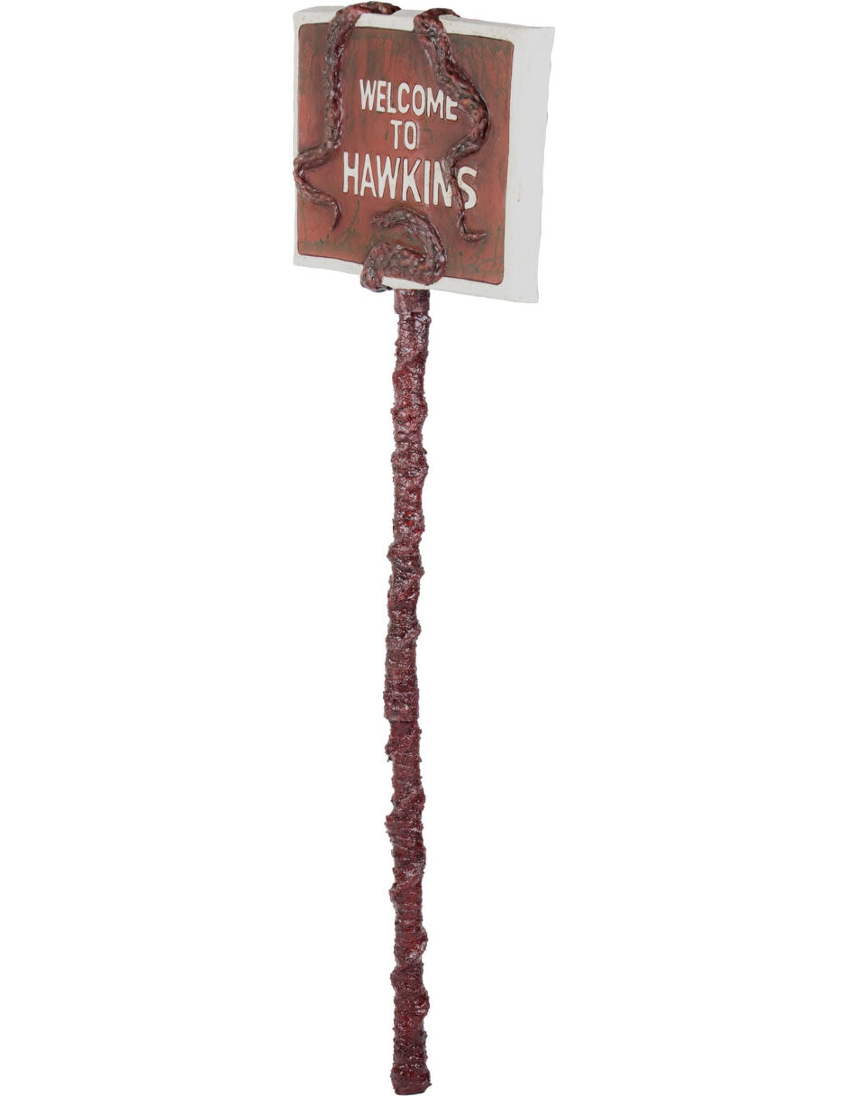 Figura decorativa de letrero Stranger Things Ghoulish Productions Bastón de plástico