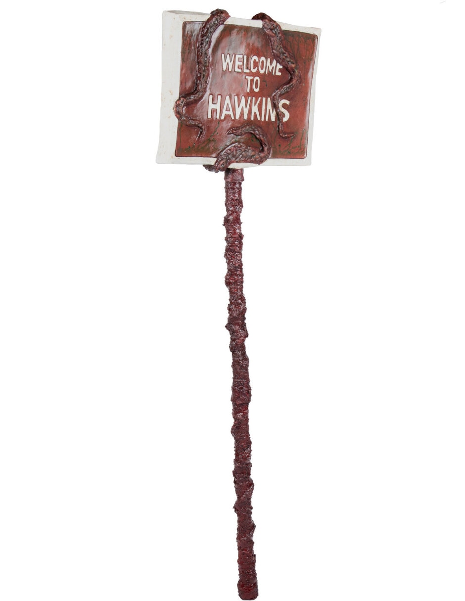 Figura decorativa de letrero Stranger Things Ghoulish Productions Bastón de plástico