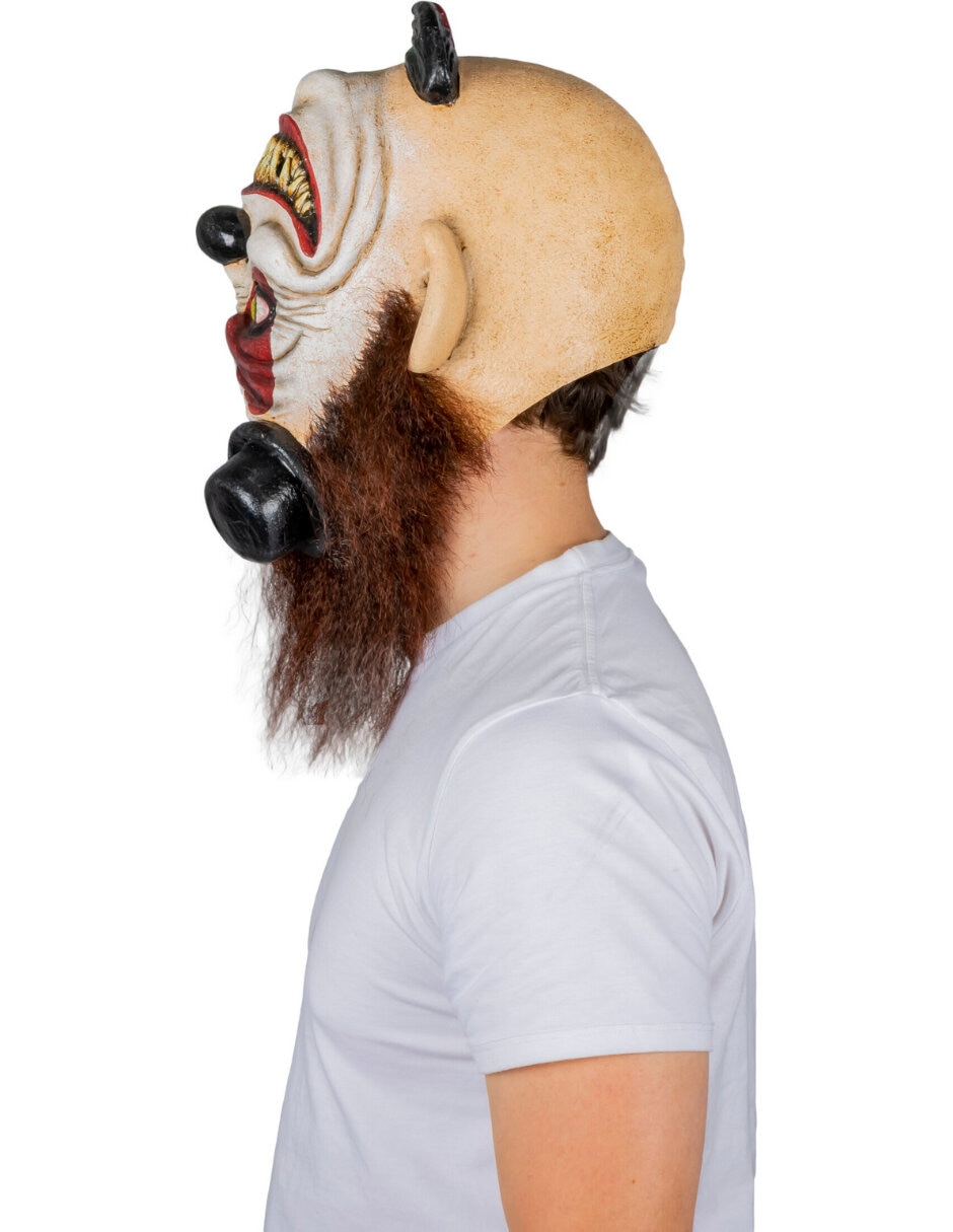 Máscara para disfraz de cabeza payaso Ghoulish Productions