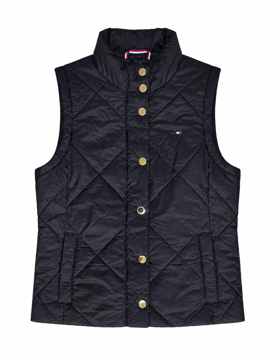 Chaleco Tommy Hilfiger resistente al agua de nylon para mujer