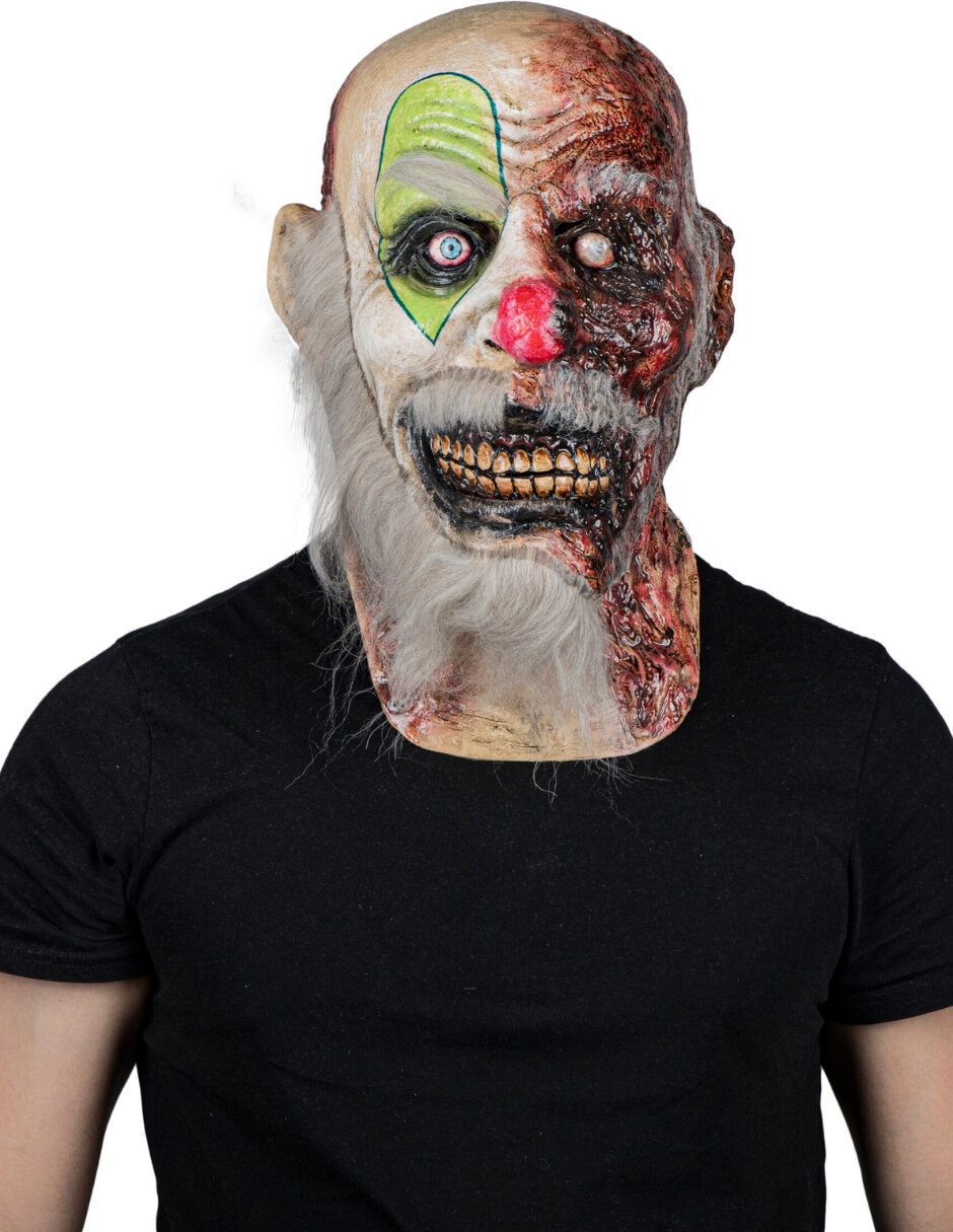 Máscara para disfraz payaso quemado Ghoulish Productions