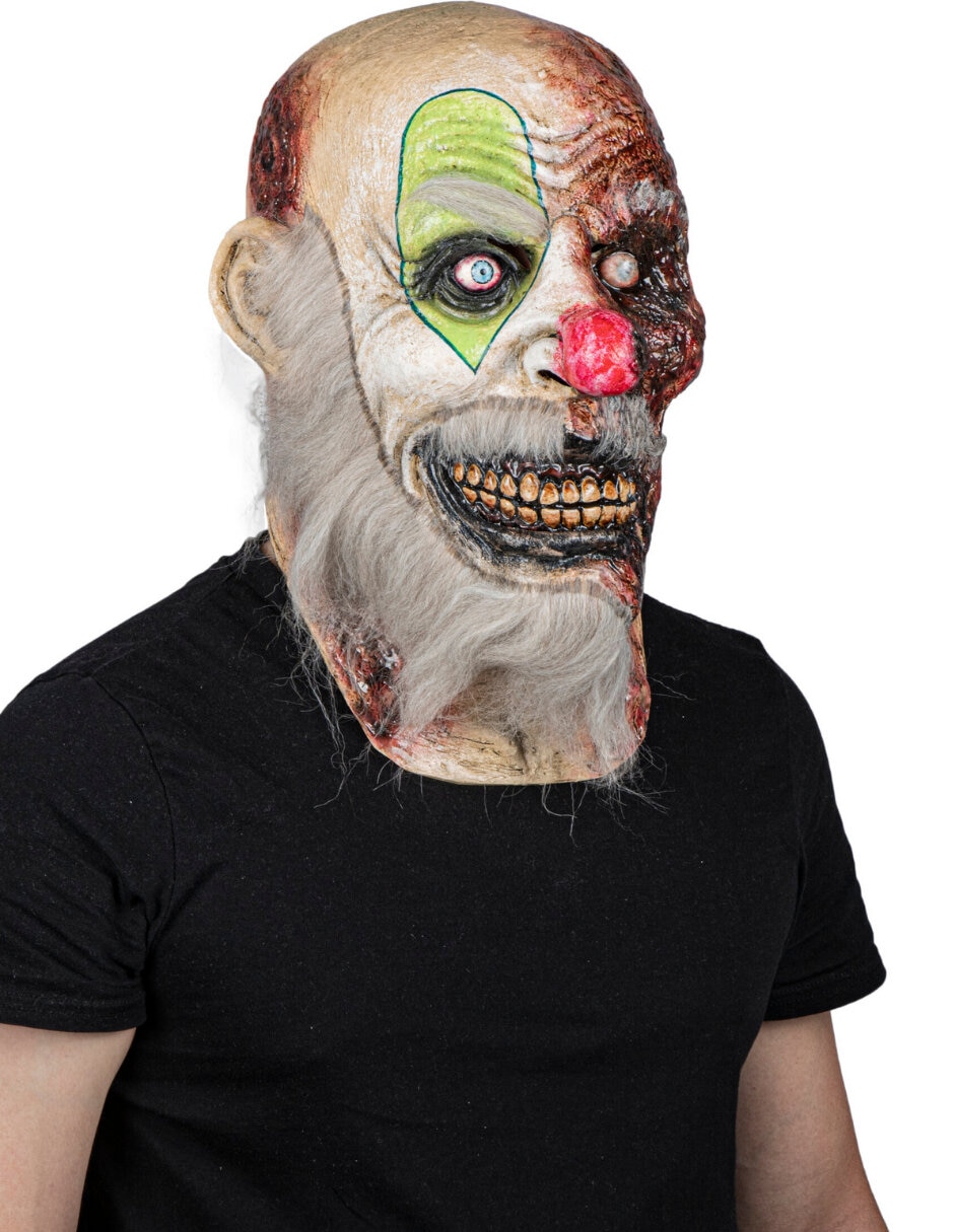 Máscara para disfraz payaso quemado Ghoulish Productions