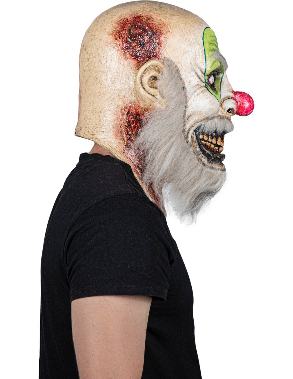 Máscara para disfraz payaso quemado Ghoulish Productions