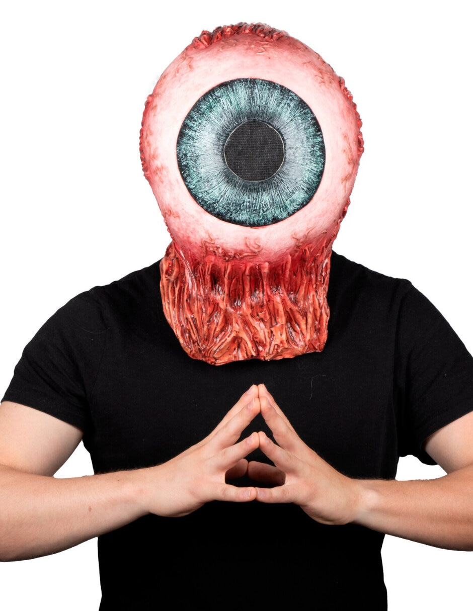 Máscara para disfraz de ojo aterrador