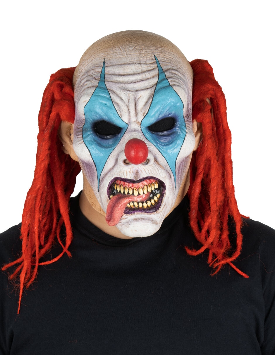Máscara para disfraz de payaso kill the clowns Crazy Máscara