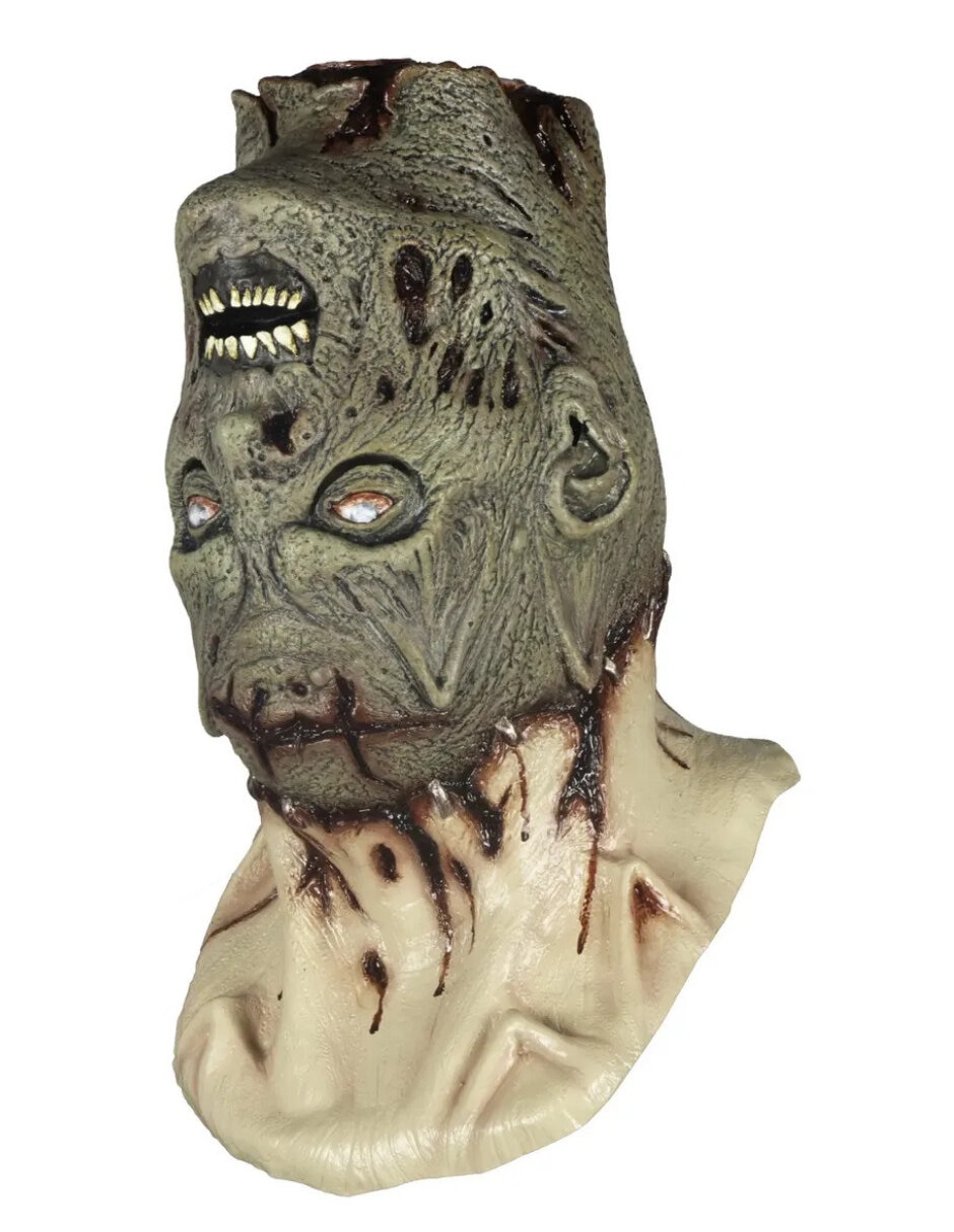 Máscara para disfraz de monstruo con cabeza al reves halloween Ghoulish Productions