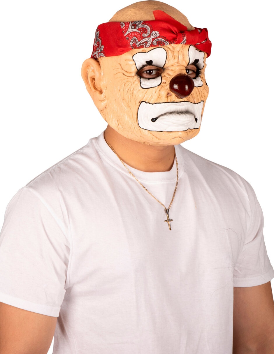 Máscara para disfraz de payaso cholo Ghoulish Productions