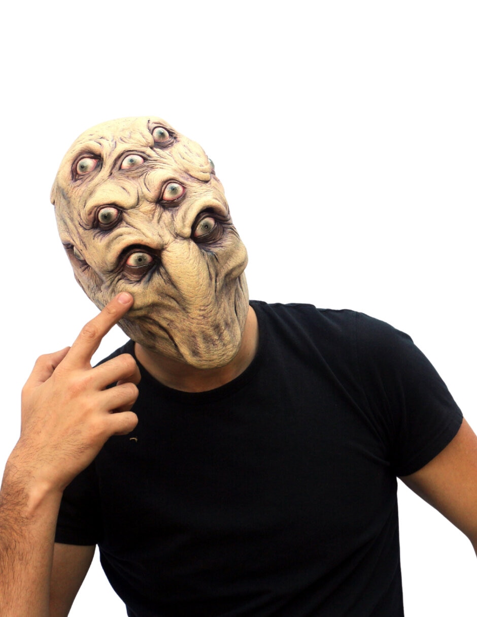 Máscara para disfraz de criatura de horror Ghoulish Productions
