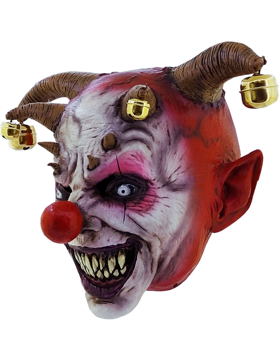 Máscara para disfraz de payaso aterrador Ghoulish Productions