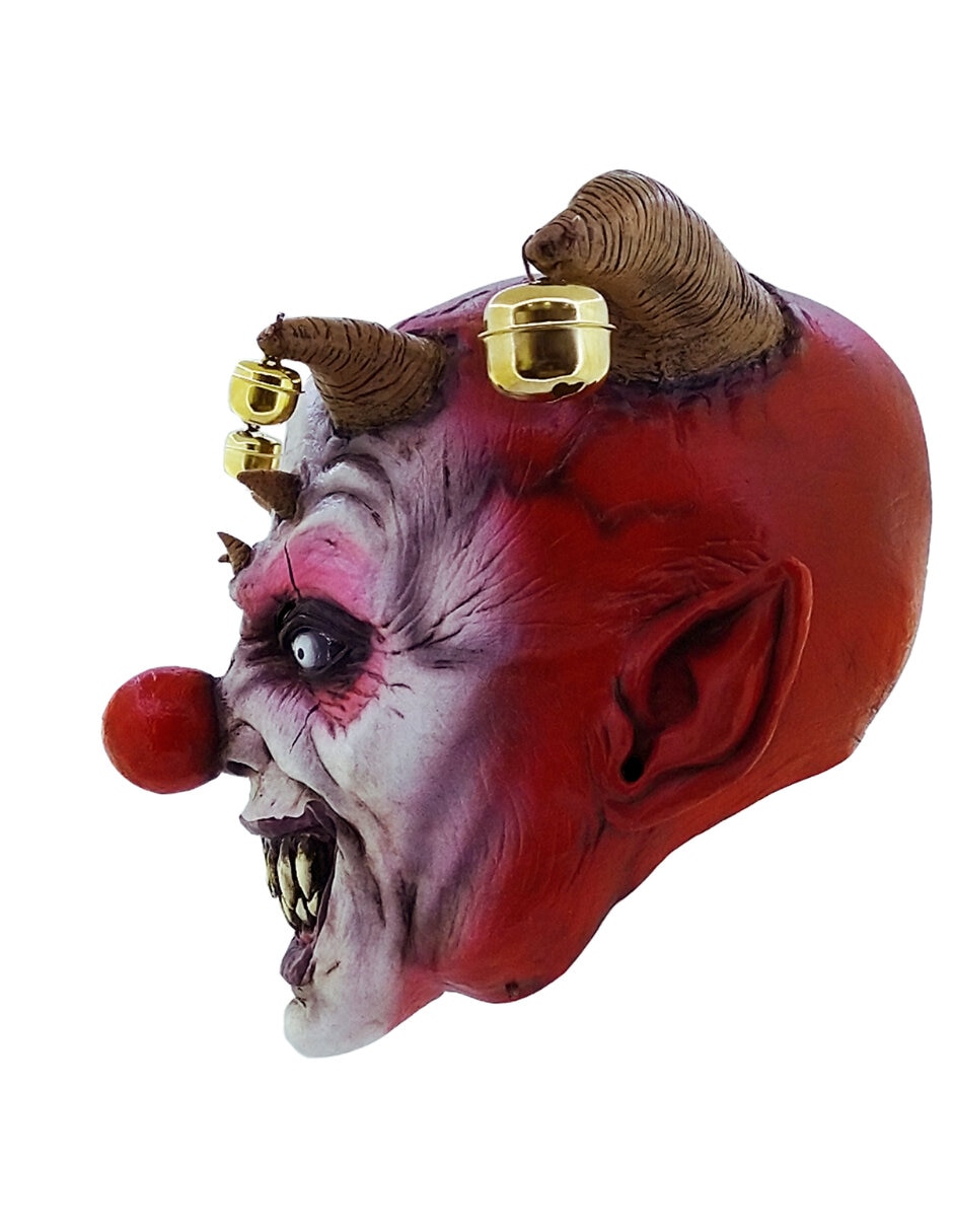 Máscara para disfraz de payaso aterrador Ghoulish Productions