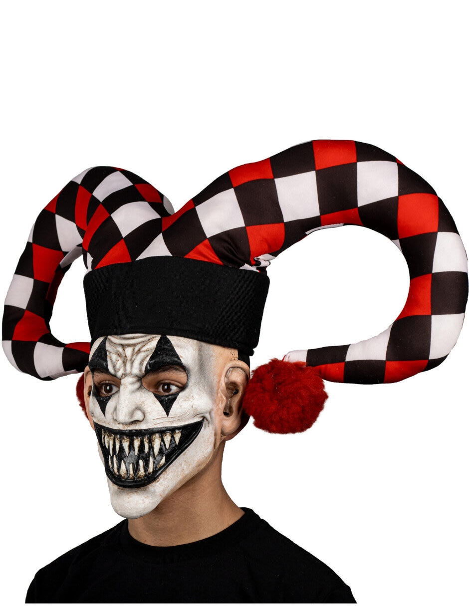 Máscara para disfraz de bufón aterrador Ghoulish Productions