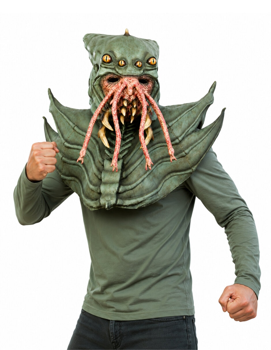 Máscara para disfraz de alien 2