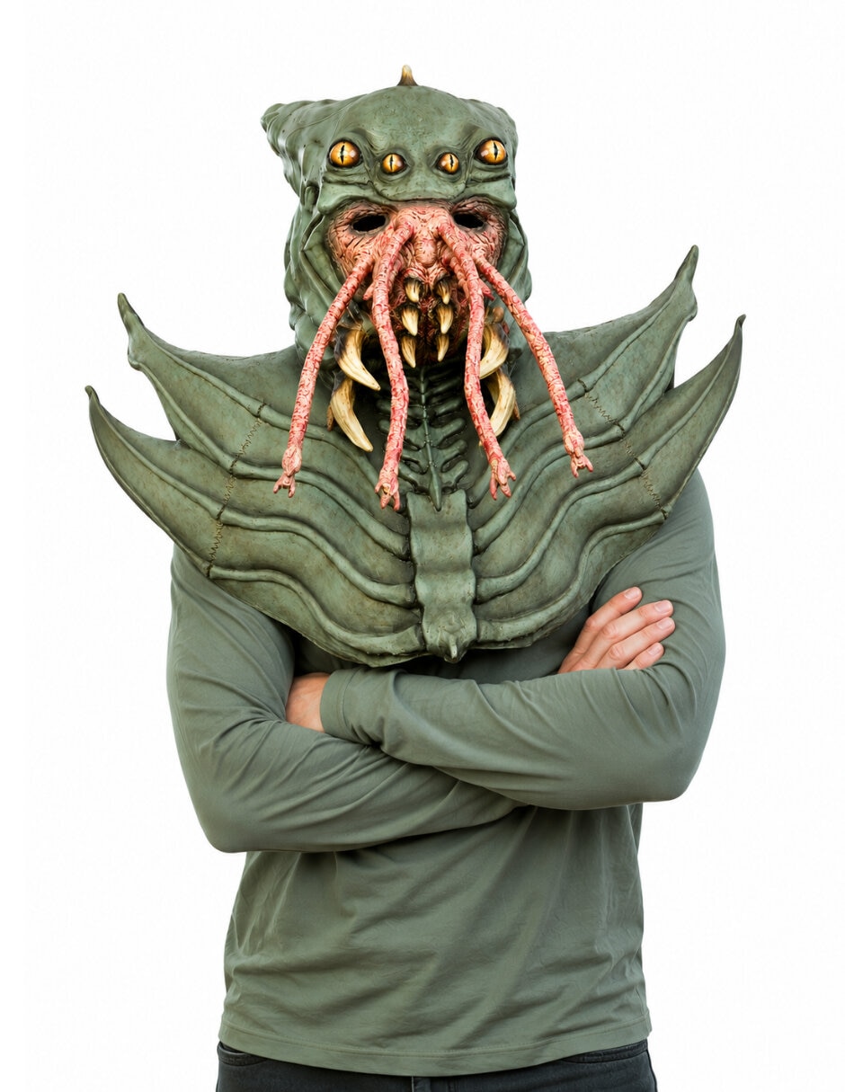 Máscara para disfraz de alien 3