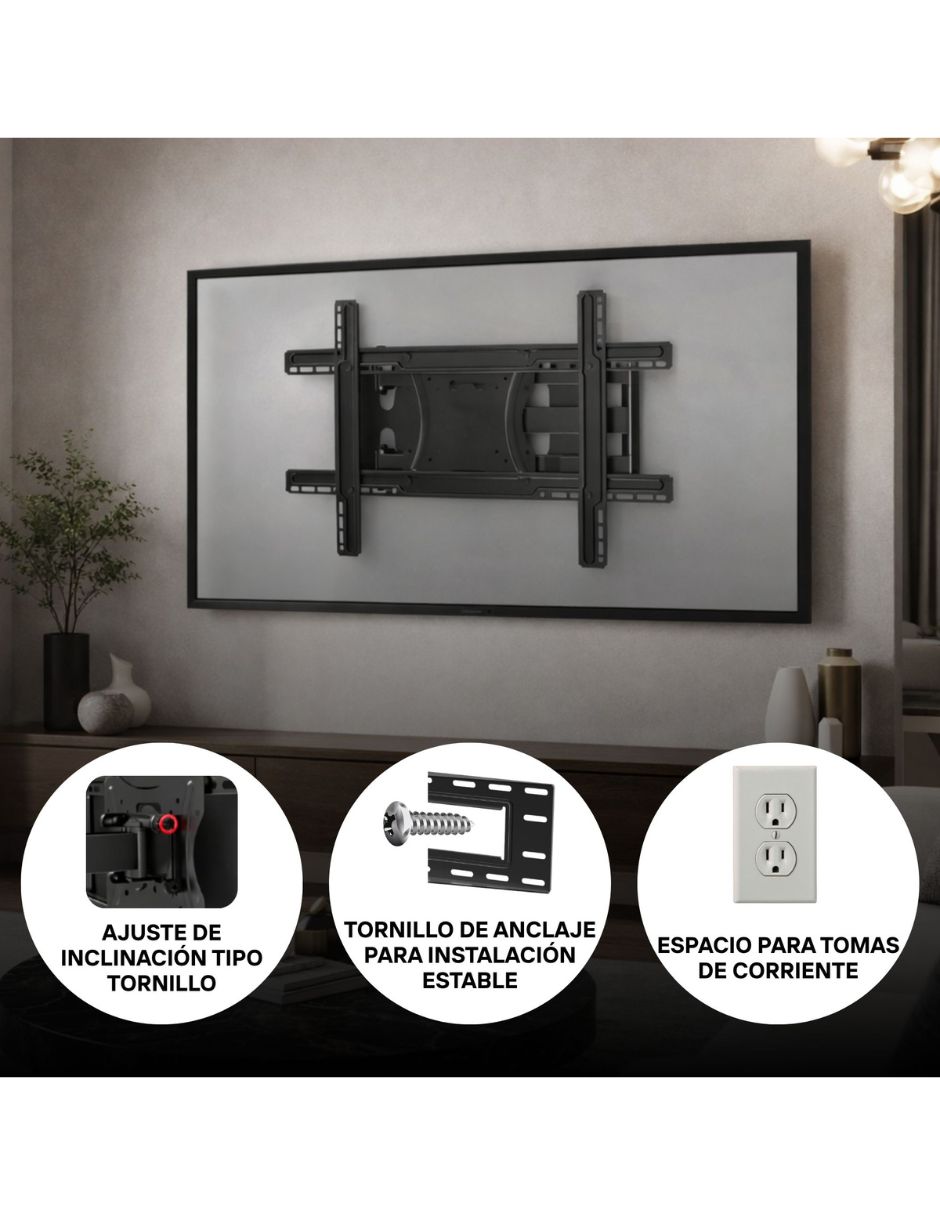Soporte Blackrock para pantalla articulado 40 - 80 pulgadas
