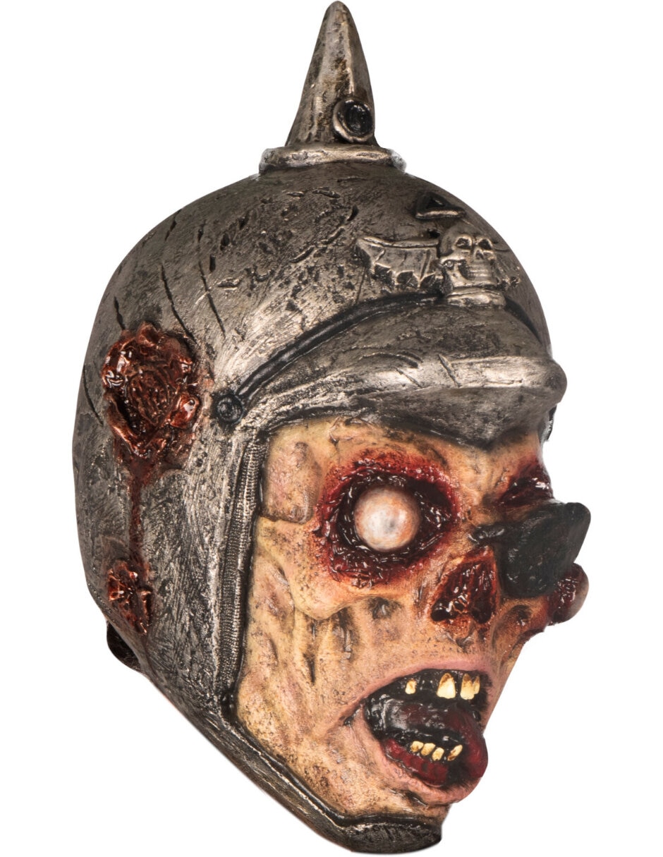 Máscara para disfraz de zombie biker