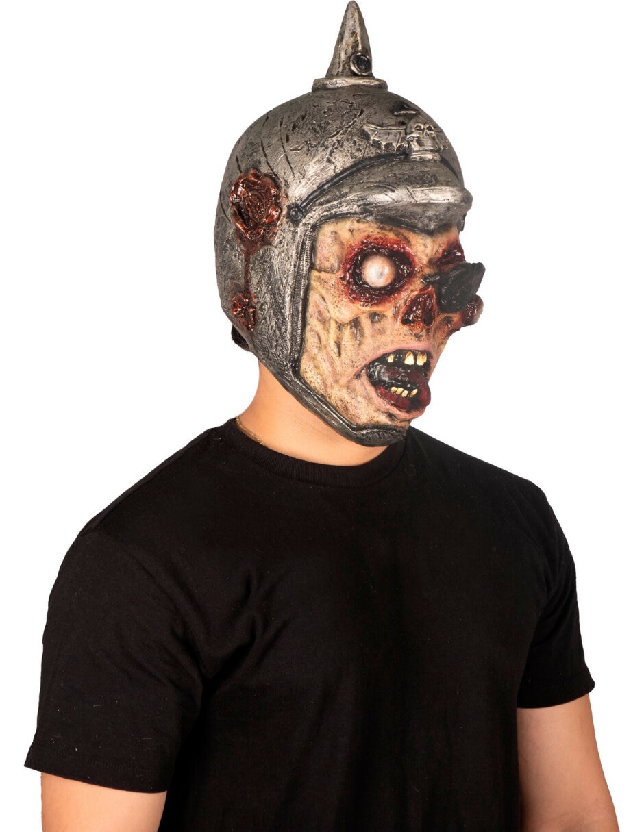 Máscara para disfraz de zombie biker Ghoulish Productions