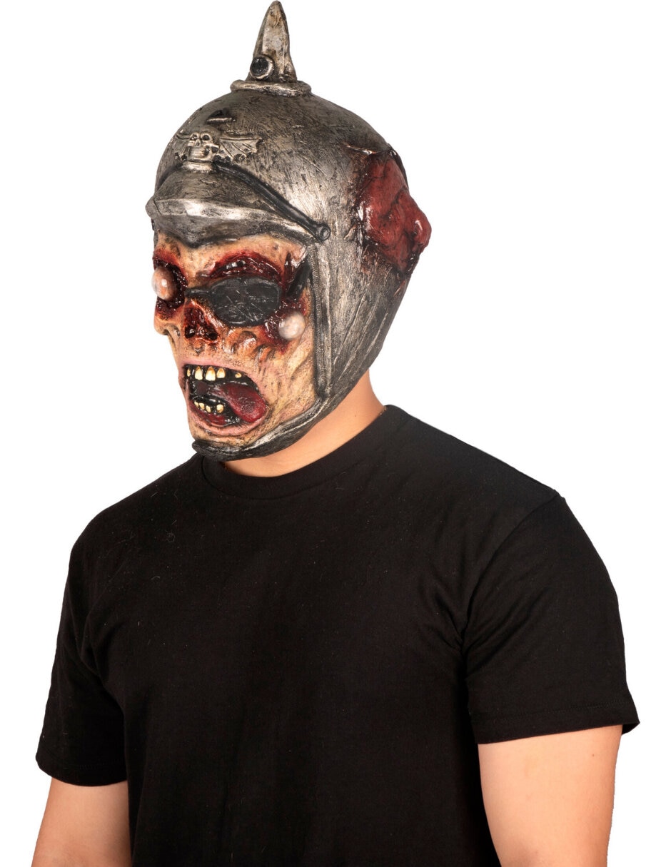 Máscara para disfraz de zombie biker Ghoulish Productions