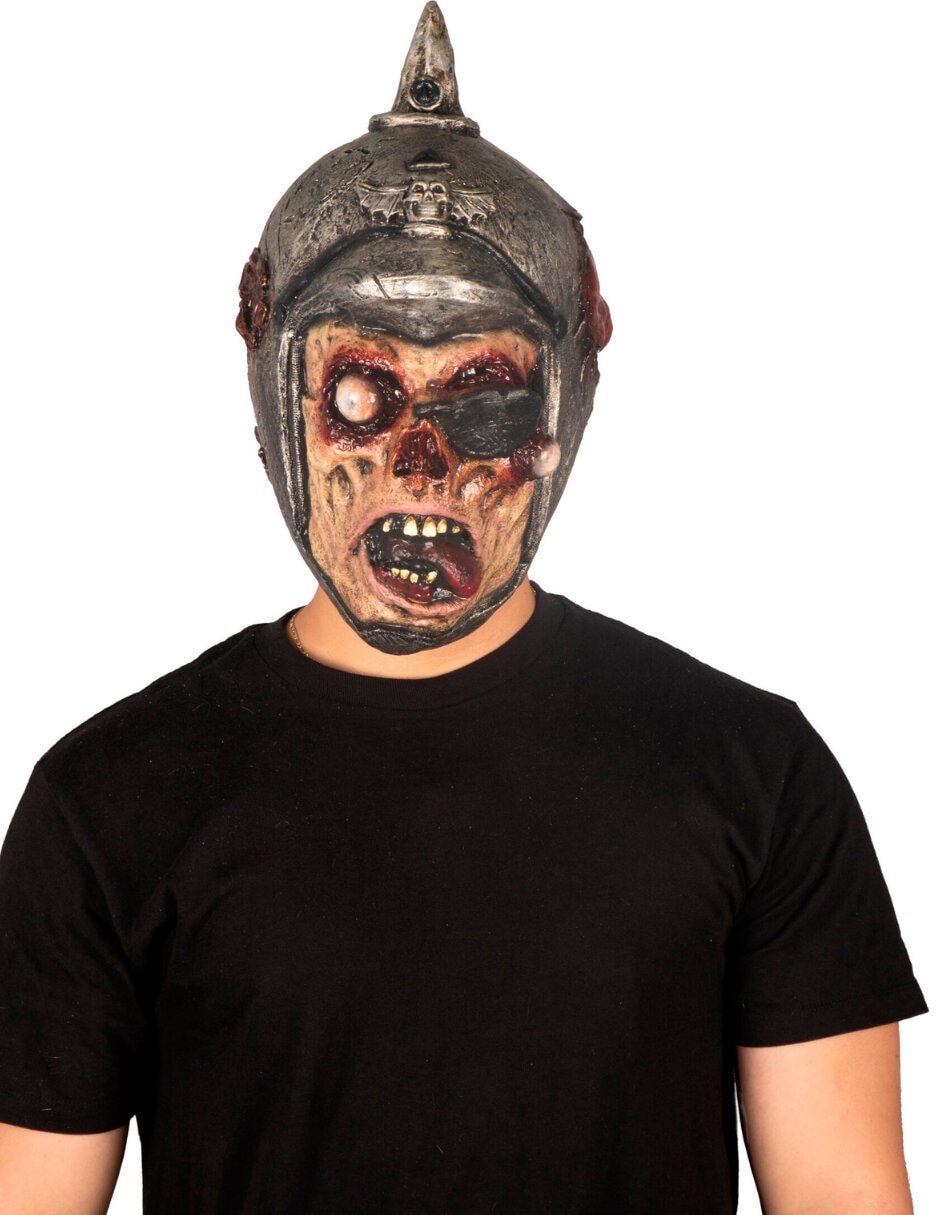 Máscara para disfraz de zombie biker Ghoulish Productions