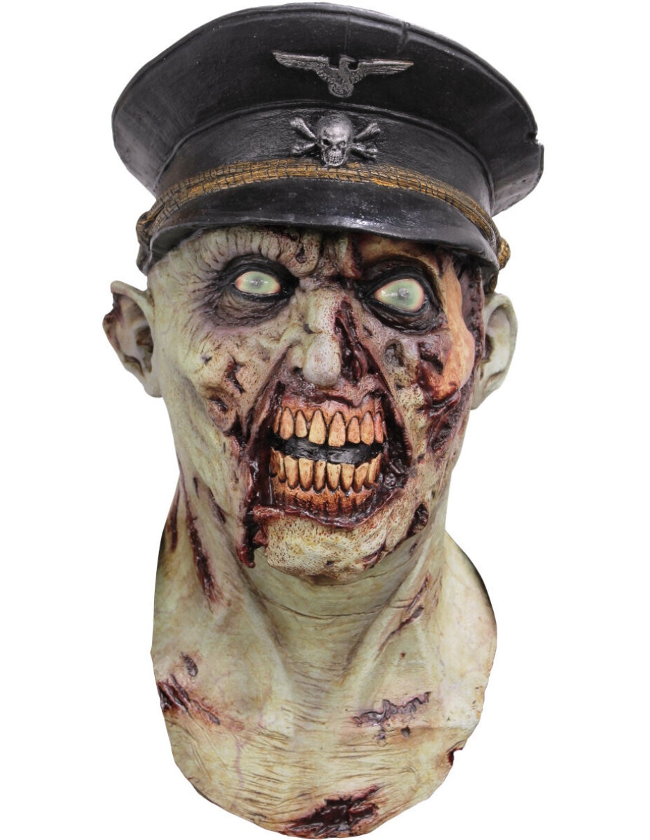 Máscara para disfraz de zombie policia Máscara para disfraz de zombie policia