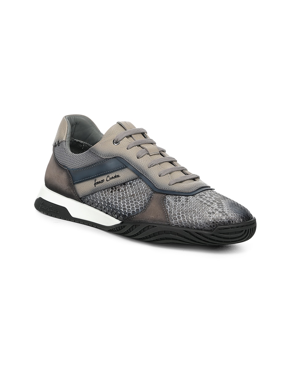 Tenis de piel para hombre