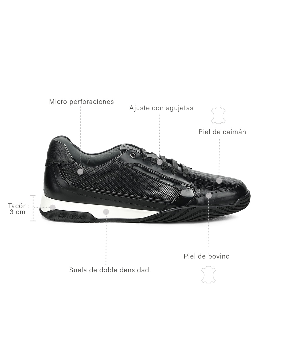 Tenis de piel para hombre 2