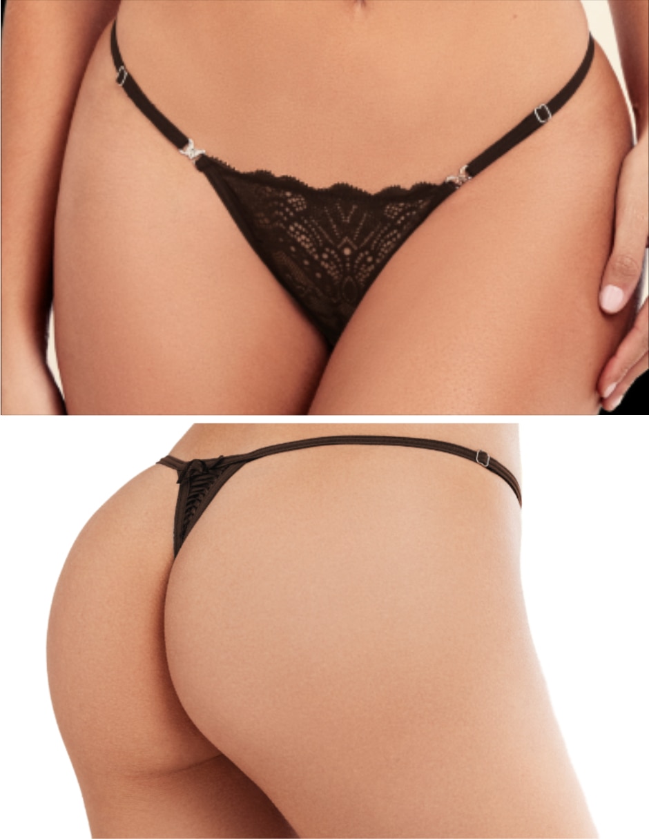 Conjunto de bra y panty Toda Época Lenceria de microfibra 3