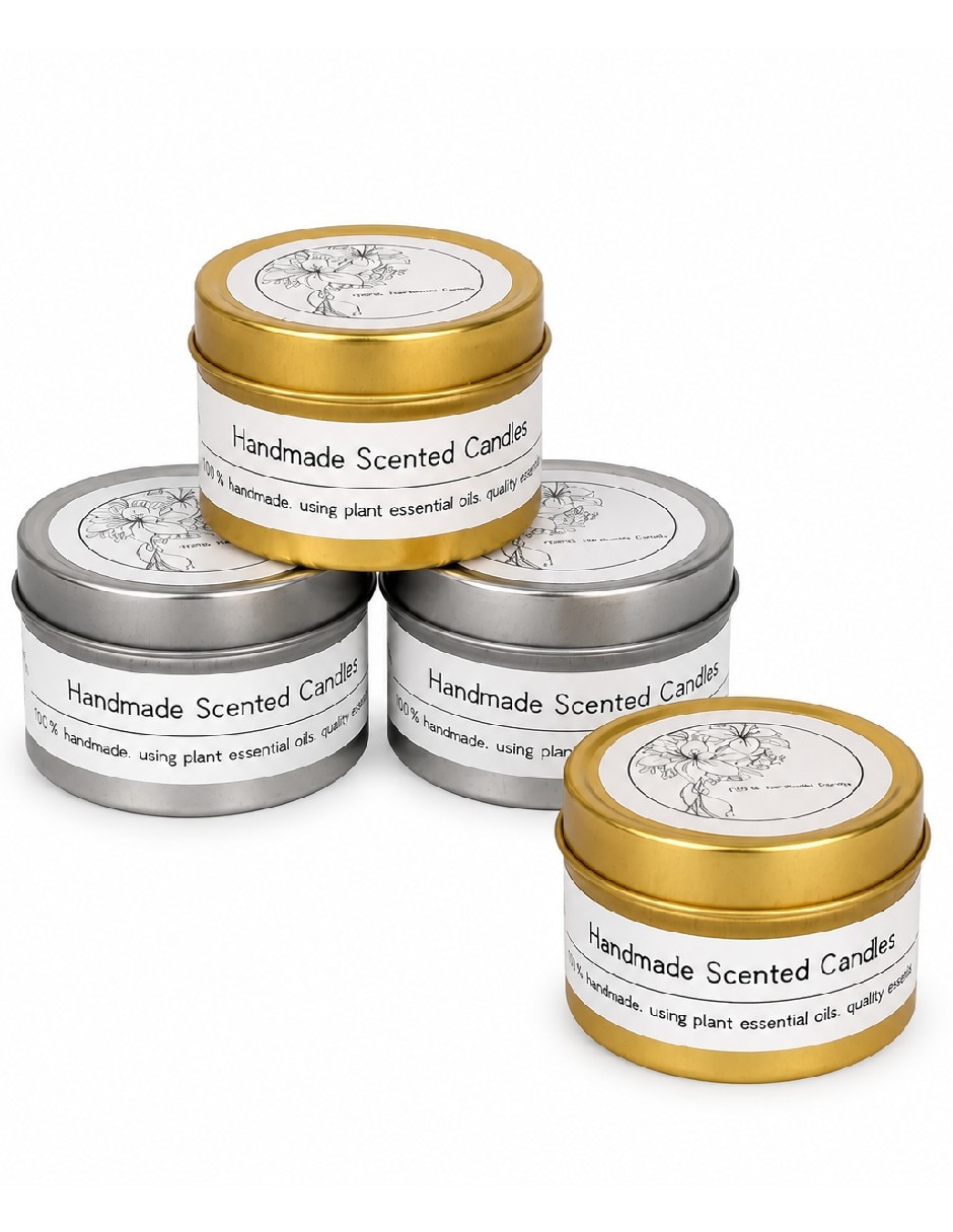 Set vela aromáticas 4 piezas