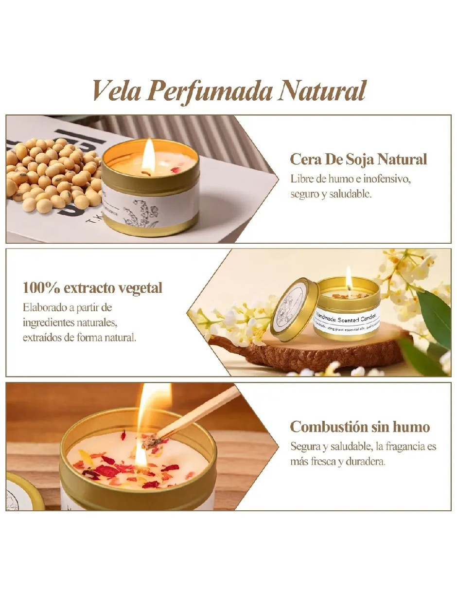 Set vela aromáticas 4 piezas 3