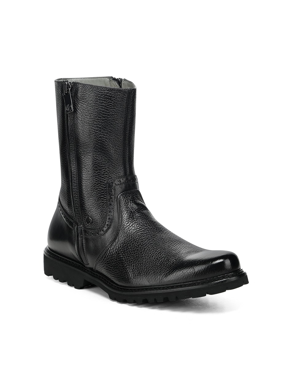 Bota de piel para hombre